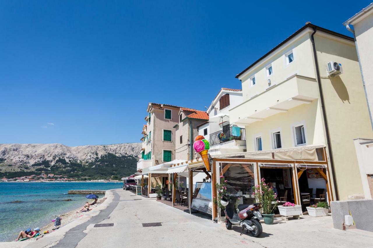Apartmani Obala Baška Esterno foto